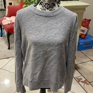 New Large rhinestone snowflake women sweater